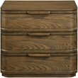 Meridian Furniture Tiberio Brown Oak Veneer And Solid Wood Nightstand