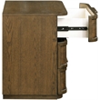 Meridian Furniture Tiberio Brown Oak Veneer And Solid Wood Nightstand