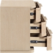 Meridian Furniture Tiberio Natural Oak Veneer And Solid Wood Nightstand