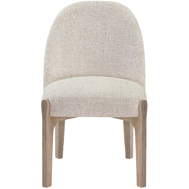 Meridian Furniture Torino Beige Fabric Upholstered Dining Chair (Set of 2)