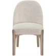 Meridian Furniture Torino Beige Fabric Upholstered Dining Chair (Set of 2)