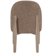 Meridian Furniture Torino Brown Fabric Upholstered Dining Chair (Set of 2)