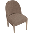 Meridian Furniture Torino Brown Fabric Upholstered Dining Chair (Set of 2)