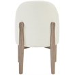 Meridian Furniture Torino Cream Fabric Upholstered Dining Chair (Set of 2)