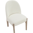 Meridian Furniture Torino Cream Fabric Upholstered Dining Chair (Set of 2)