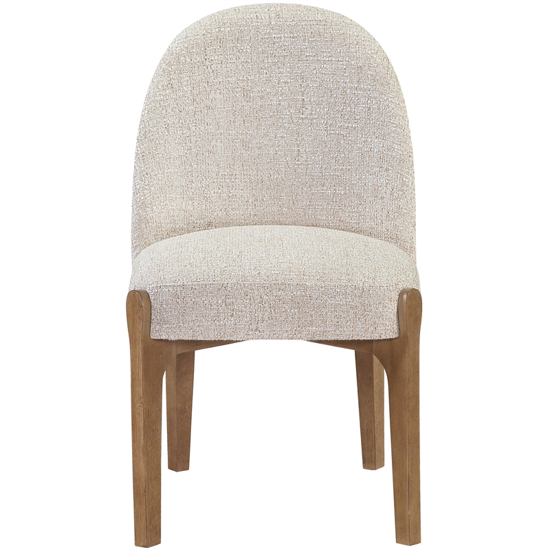 Meridian Furniture Torino Beige Fabric Upholstered Dining Chair (Set of 2)