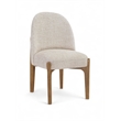 Meridian Furniture Torino Beige Fabric Upholstered Dining Chair (Set of 2)