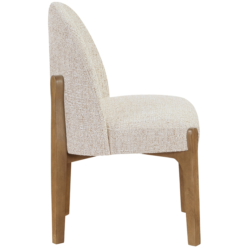 Meridian Furniture Torino Beige Fabric Upholstered Dining Chair (Set of 2)
