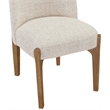 Meridian Furniture Torino Beige Fabric Upholstered Dining Chair (Set of 2)