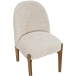 Meridian Furniture Torino Beige Fabric Upholstered Dining Chair (Set of 2)