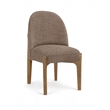 Meridian Furniture Torino Brown Fabric Upholstered Dining Chair (Set of 2)