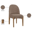 Meridian Furniture Torino Brown Fabric Upholstered Dining Chair (Set of 2)