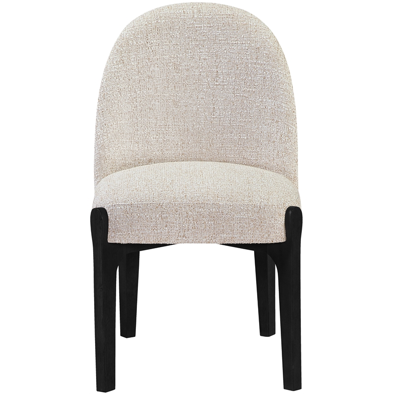 Meridian Furniture Torino Beige Fabric Upholstered Dining Chair (Set of 2)