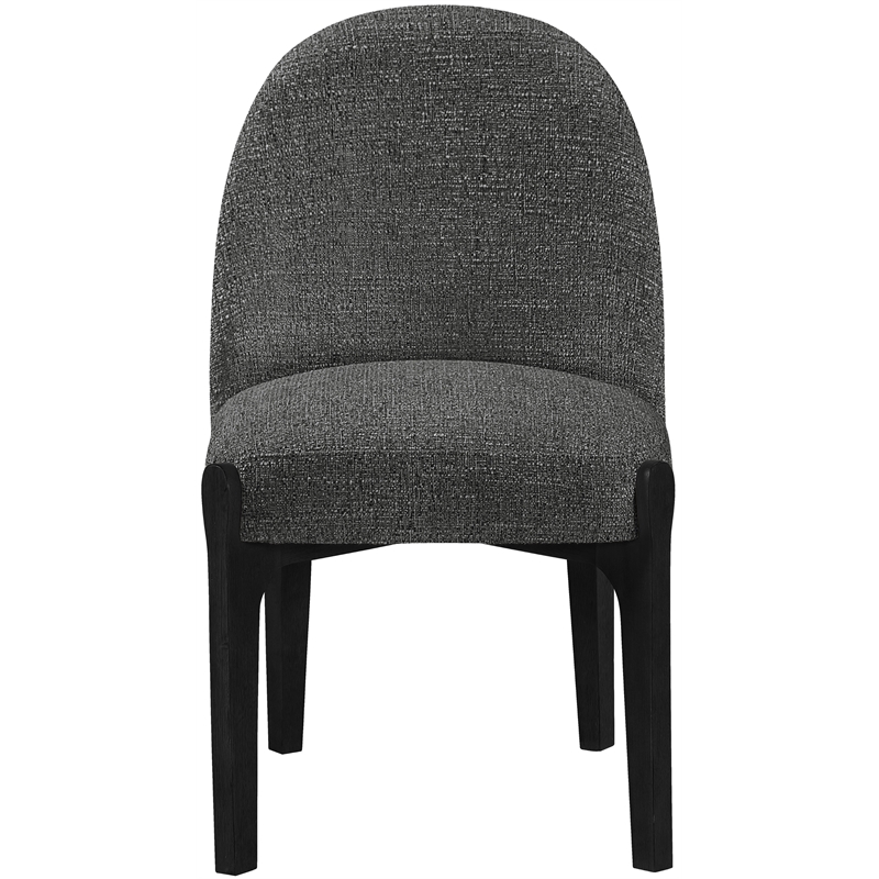 Meridian Furniture Torino Black Fabric Upholstered Dining Chair (Set of 2)