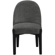 Meridian Furniture Torino Black Fabric Upholstered Dining Chair (Set of 2)