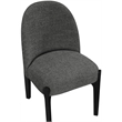 Meridian Furniture Torino Black Fabric Upholstered Dining Chair (Set of 2)