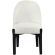 Meridian Furniture Torino Cream Fabric Upholstered Dining Chair (Set of 2)