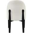 Meridian Furniture Torino Cream Fabric Upholstered Dining Chair (Set of 2)