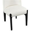 Meridian Furniture Torino Cream Fabric Upholstered Dining Chair (Set of 2)