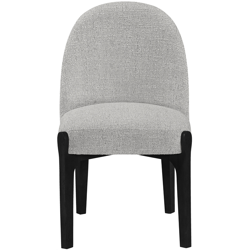 Meridian Furniture Torino Grey Fabric Upholstered Dining Chair (Set of 2)