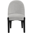 Meridian Furniture Torino Grey Fabric Upholstered Dining Chair (Set of 2)