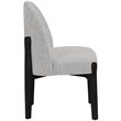 Meridian Furniture Torino Grey Fabric Upholstered Dining Chair (Set of 2)