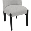 Meridian Furniture Torino Grey Fabric Upholstered Dining Chair (Set of 2)