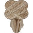 Meridian Furniture Nola Beige Concrete Indoor/Outdoor End Table