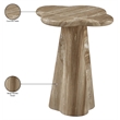 Meridian Furniture Nola Beige Concrete Indoor/Outdoor End Table