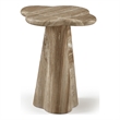 Meridian Furniture Nola Beige Concrete Indoor/Outdoor End Table