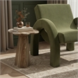 Meridian Furniture Nola Beige Concrete Indoor/Outdoor End Table