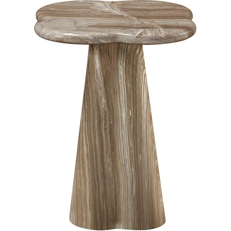 Meridian Furniture Nola Beige Concrete Indoor/Outdoor End Table