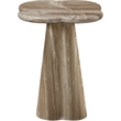 Meridian Furniture Nola Beige Concrete Indoor/Outdoor End Table