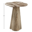 Meridian Furniture Nola Beige Concrete Indoor/Outdoor End Table