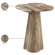 Meridian Furniture Nola Beige Concrete Indoor/Outdoor End Table