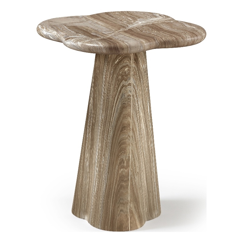 Meridian Furniture Nola Beige Concrete Indoor/Outdoor End Table