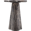Meridian Furniture Nola Brown Concrete Indoor/Outdoor End Table