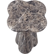 Meridian Furniture Nola Brown Concrete Indoor/Outdoor End Table