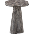 Meridian Furniture Nola Brown Concrete Indoor/Outdoor End Table