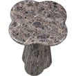 Meridian Furniture Nola Brown Concrete Indoor/Outdoor End Table