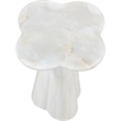 Meridian Furniture Nola White Concrete Indoor/Outdoor End Table