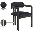 Meridian Furniture Aurum Black Vegan Leather Dining Chair (Set of 2)