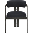 Meridian Furniture Aurum Black Vegan Leather Dining Chair (Set of 2)
