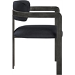 Meridian Furniture Aurum Black Vegan Leather Dining Chair (Set of 2)