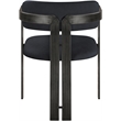 Meridian Furniture Aurum Black Vegan Leather Dining Chair (Set of 2)