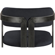 Meridian Furniture Aurum Black Vegan Leather Dining Chair (Set of 2)