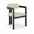Meridian Furniture Aurum Beige Vegan Leather Dining Chair (Set of 2)
