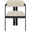 Meridian Furniture Aurum Beige Vegan Leather Dining Chair (Set of 2)