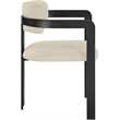 Meridian Furniture Aurum Beige Vegan Leather Dining Chair (Set of 2)