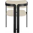 Meridian Furniture Aurum Beige Vegan Leather Dining Chair (Set of 2)